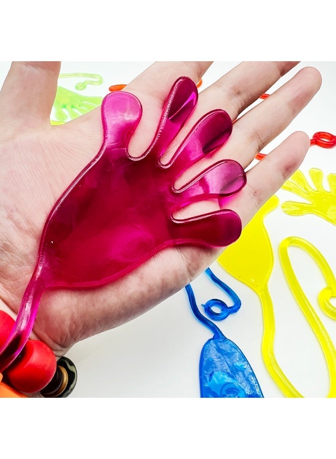 6 sets of oversized children's sticky toys, sticky party gifts, party table gifts, children's party gift sets, traditional holiday toys, super stretch stress relieving toys, fun children's stress relieving toys - Image 4